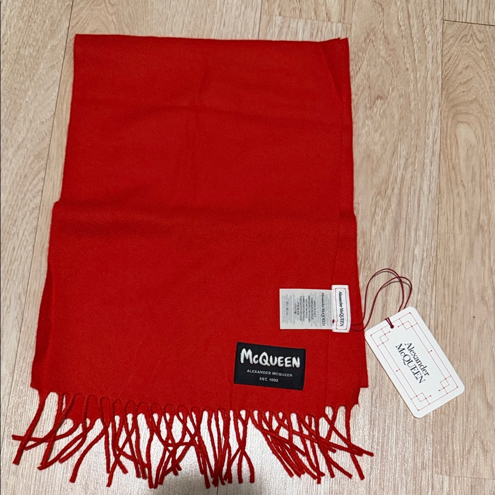 Alexander McQueen Fringe Scarf